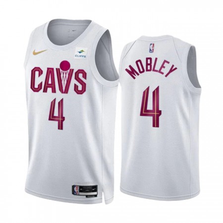Dres Cleveland Cavaliers Evan Mobley 4 Nike 2022-23 Association Edition Bijela Swingman